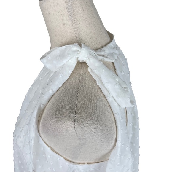 Express White Ruffled Tiered Top - Picture 7 of 9